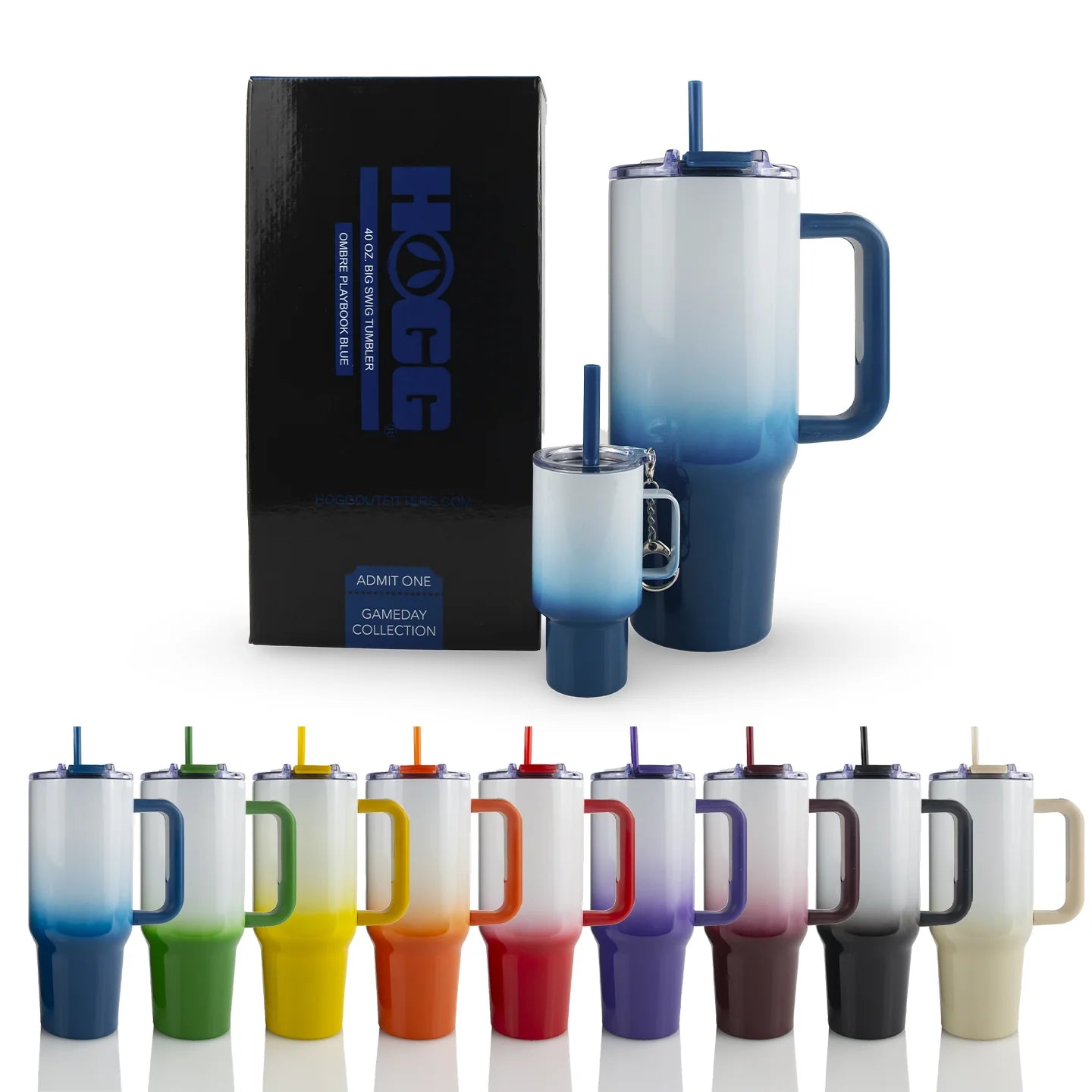 40 oz Handled Tumbler Sublimation *please read below how to order*